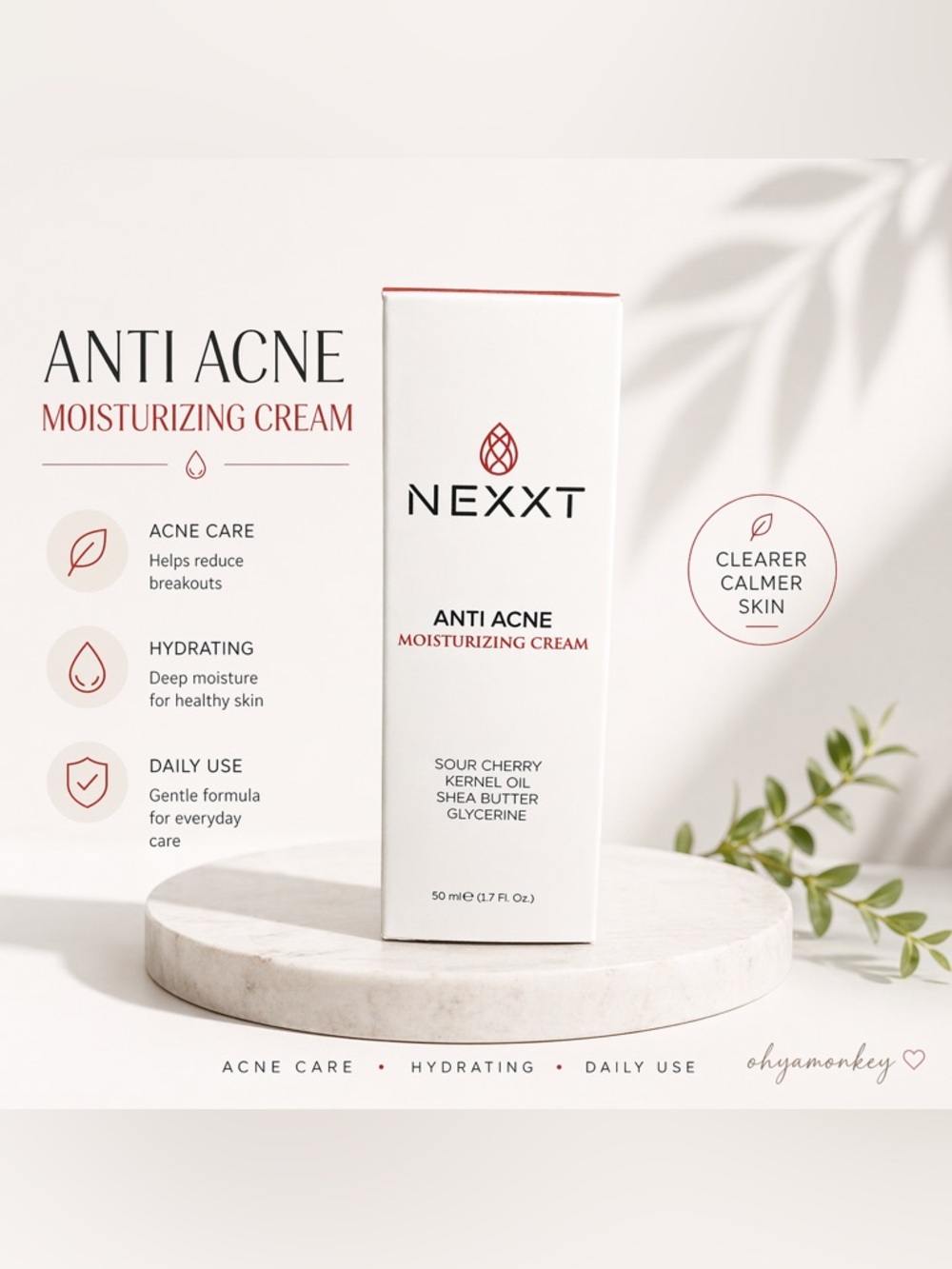 Nexxt Anti-Acne Moisturizing Cream $44